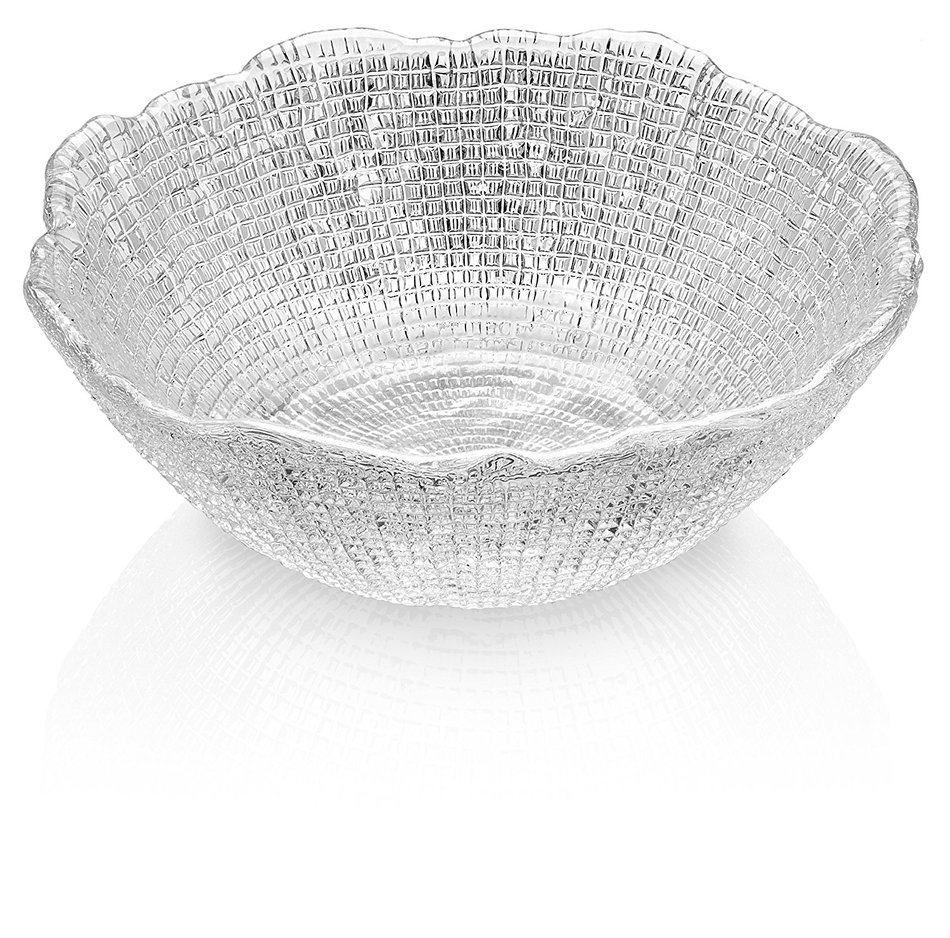 IVV Glassware Diamante Salad/Mixing Bowl, 7-7/8-Inch