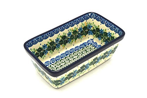 Polish Pottery Baker - Mini Loaf Pan - Ivy Trail