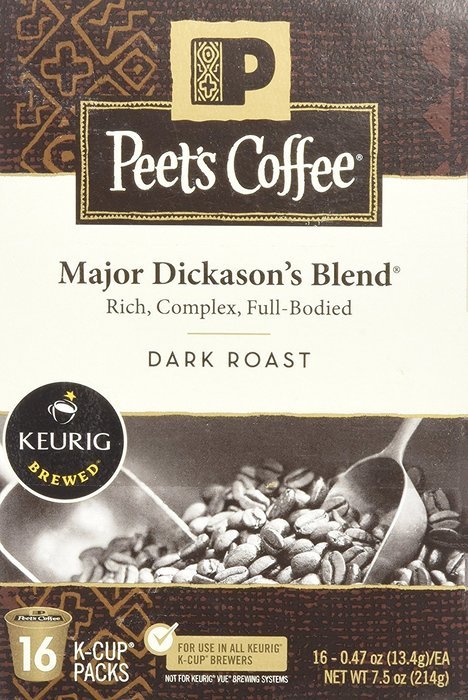 32 Count - Peet's Coffee Major Dickason Blend Single Cup Coffee for Keurig K-Cup Brewers N5