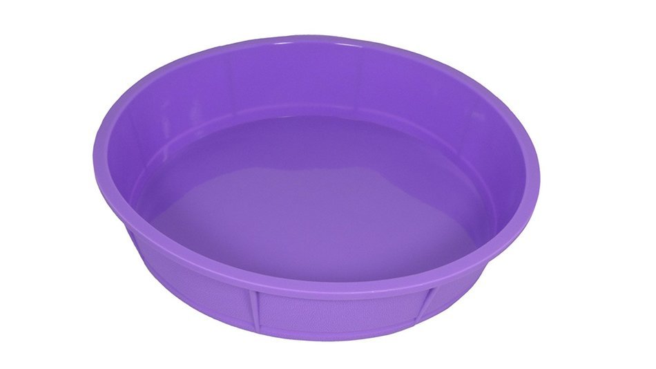 Bakerpan Premium Silicone Round Cake Pan, Round Mold, 10 Inches N3