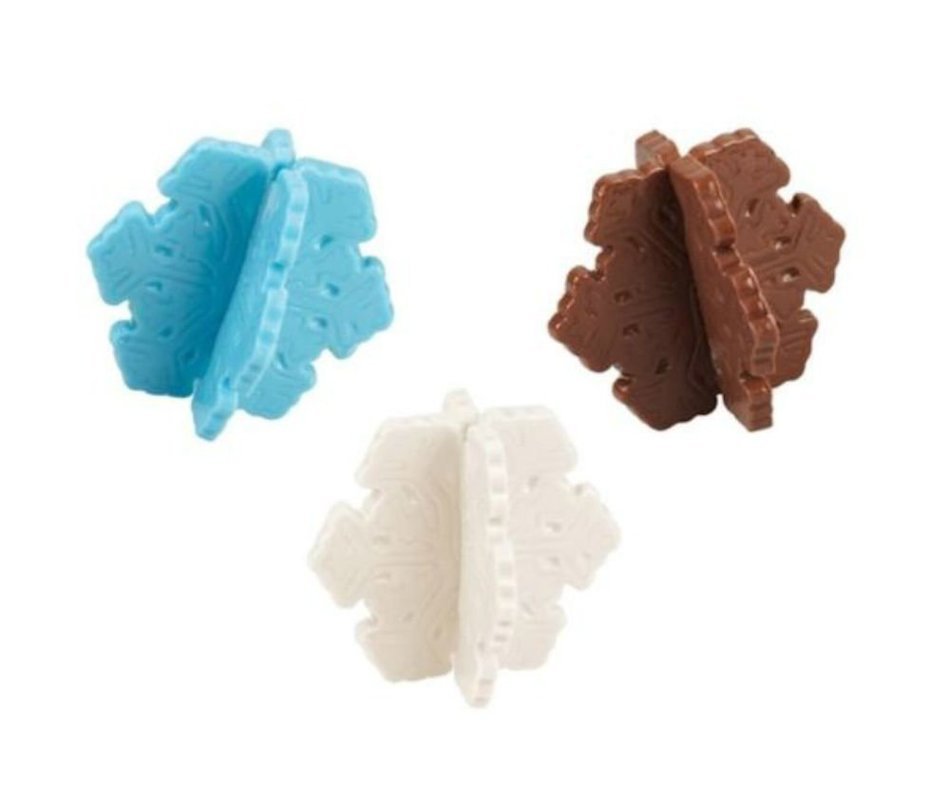 3D Snowflake Christmas Candy Mold Top Selling