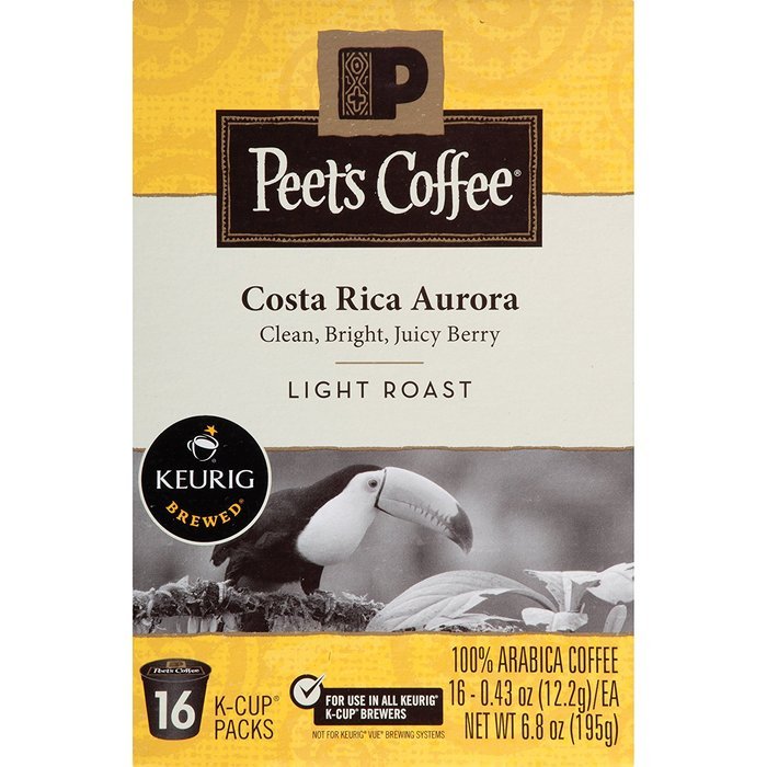 Peets Coffee & Tea Single Cup Coffee Dark Roast, Major Dickason's Blend K-cup, 16 Count N39
