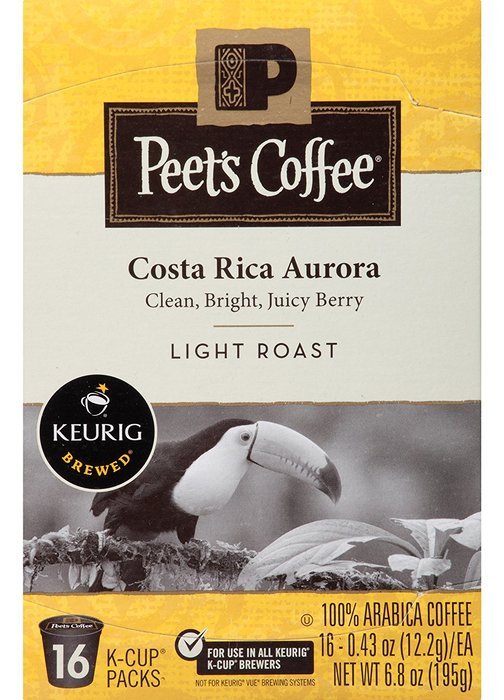 Peets Coffee & Tea Single Cup Coffee Dark Roast, Major Dickason's Blend K-cup, 16 Count N41