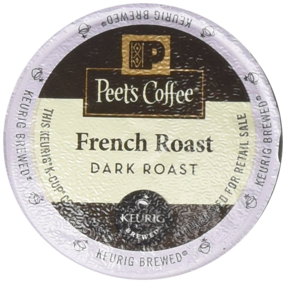 Peets Coffee & Tea Single Cup Coffee Dark Roast, Major Dickason's Blend K-cup, 16 Count N57