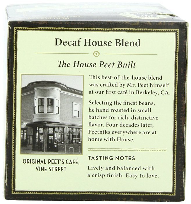 Peets Coffee & Tea Single Cup Coffee Dark Roast, Major Dickason's Blend K-cup, 16 Count N71