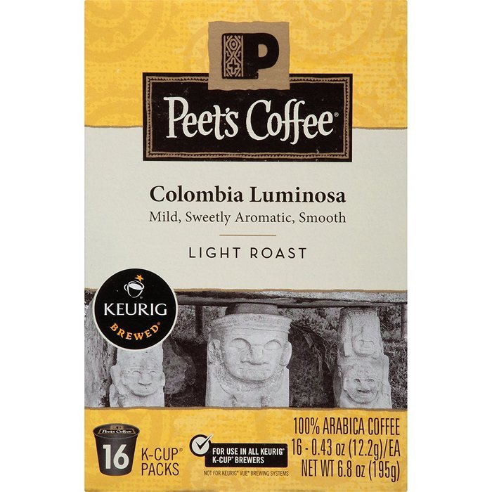 Peets Coffee & Tea Single Cup Coffee Dark Roast, Major Dickason's Blend K-cup, 16 Count N75