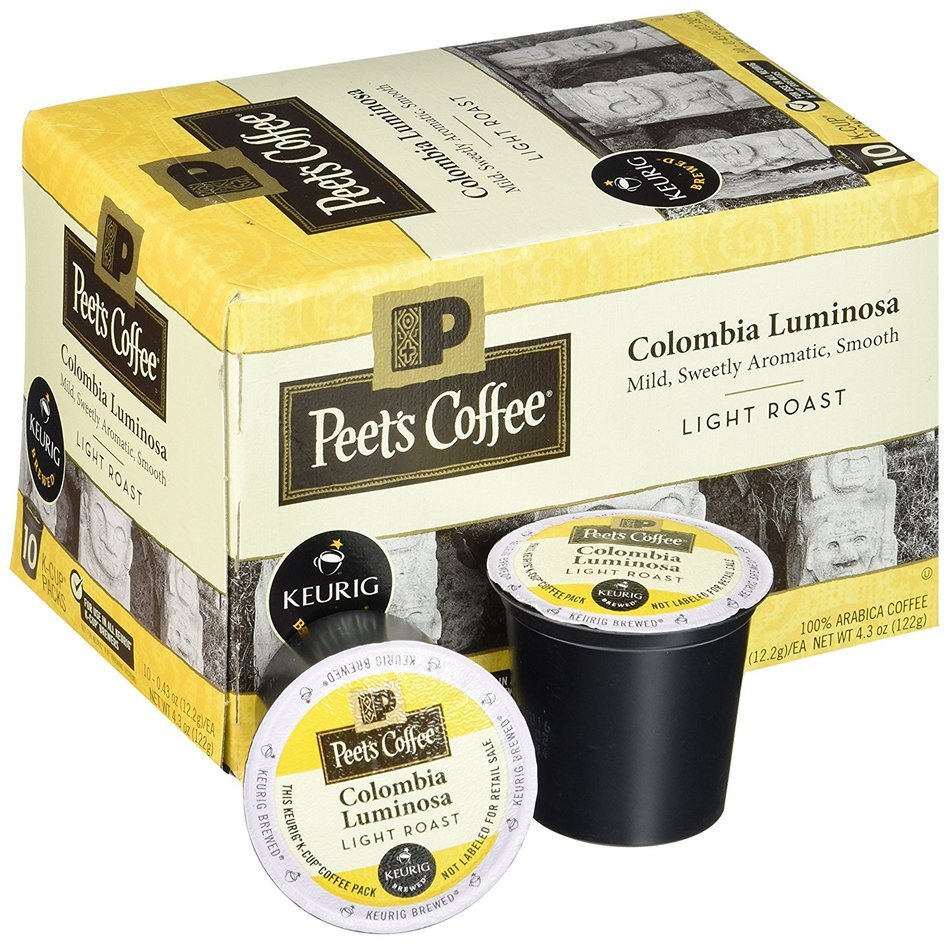 Peets Coffee & Tea Single Cup Coffee Dark Roast, Major Dickason's Blend K-cup, 16 Count N79
