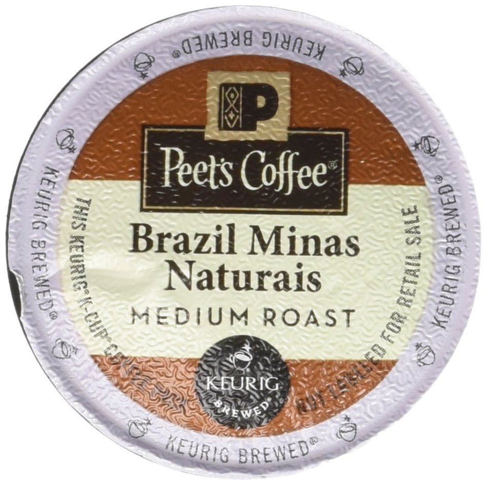 Peets Coffee & Tea Single Cup Coffee Dark Roast, Major Dickason's Blend K-cup, 16 Count N105