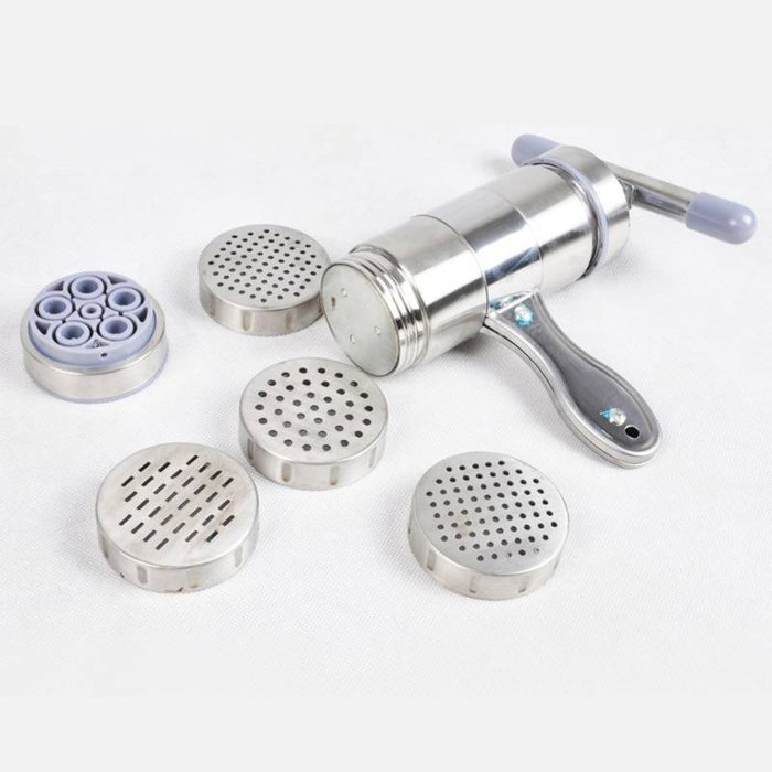 Stainless Steel Pressing Machine Juicer Home Pasta Machine Noodle Machine With 5 Cutter Bits N2