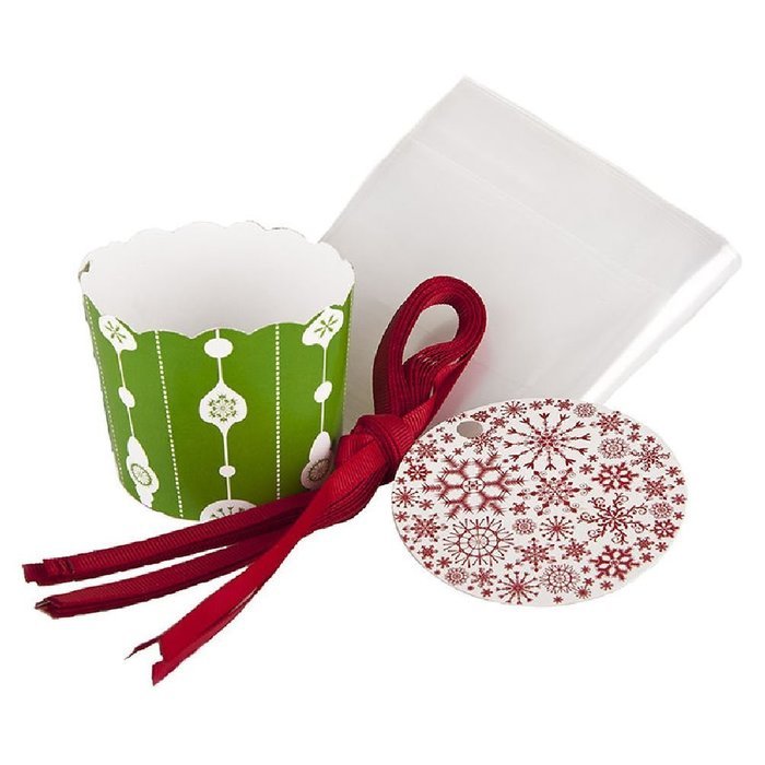 by Designs Large Holiday Set Green - Pack of 12
