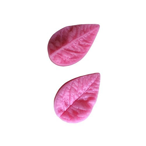 "Leaf Shaped Silicone Press Mold Cake Decoration Mould Fondant Cake 3D Silicone Mould" shopping