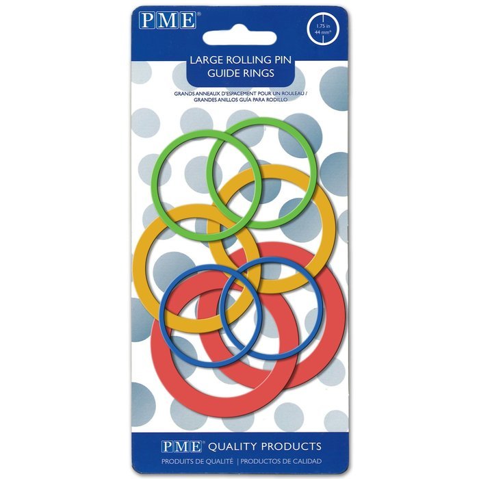 PME Large rolling pin guide rings N2