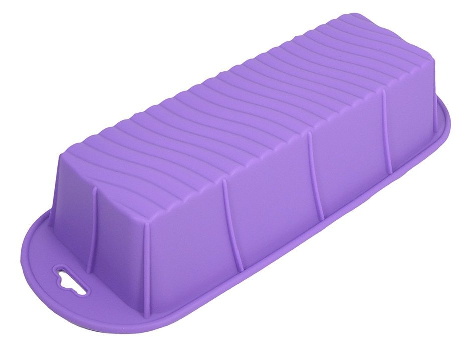 Bakerpan Silicone Loaf Pan Cake Baking Mold Bread Pan 10 1/2 Inch Long w/ Handle N2