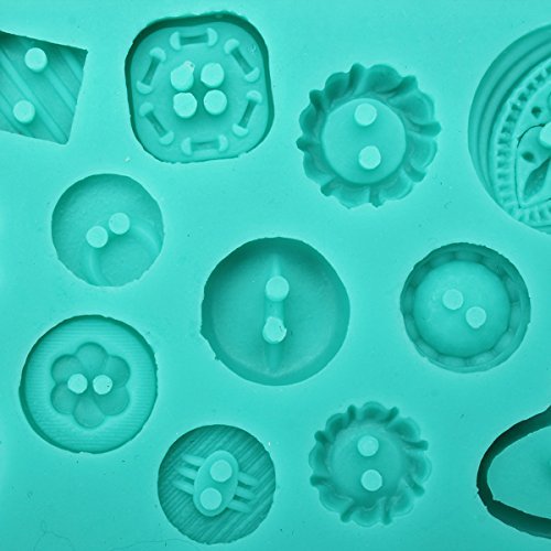 "Button Silicone Press Mold Cake Decoration Mould Fondant Tools" shopping N7