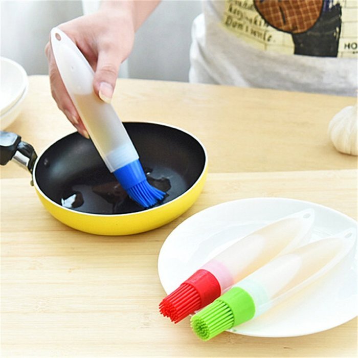 Yosa 1 pc Silicone Baking Brushs Liquid Oil Pen Cake Butter Bread Pastry Brush BBQ Basting Brush 3pcs/set N2