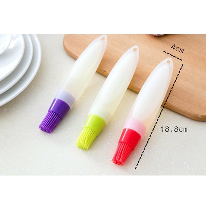 Yosa 1 pc Silicone Baking Brushs Liquid Oil Pen Cake Butter Bread Pastry Brush BBQ Basting Brush 3pcs/set N6