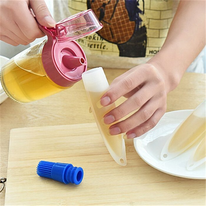 Yosa 1 pc Silicone Baking Brushs Liquid Oil Pen Cake Butter Bread Pastry Brush BBQ Basting Brush 3pcs/set N7
