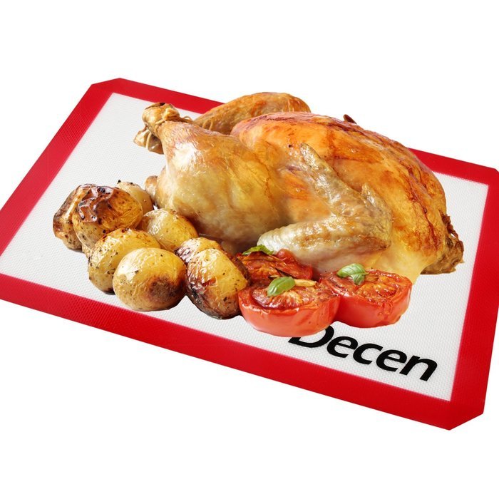 Decen Non - Stick Silicone Baking Mats Half Sheet Size & Set of 2 N4