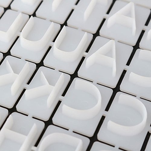 Letters Cake Baking Mold Embosser Cutter Fondant Biscuit Cookie Mould Plastic N7