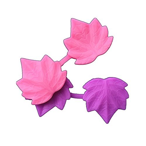 "Maple Leaf Silicone Press Mold Fondant Cake Mould" shopping