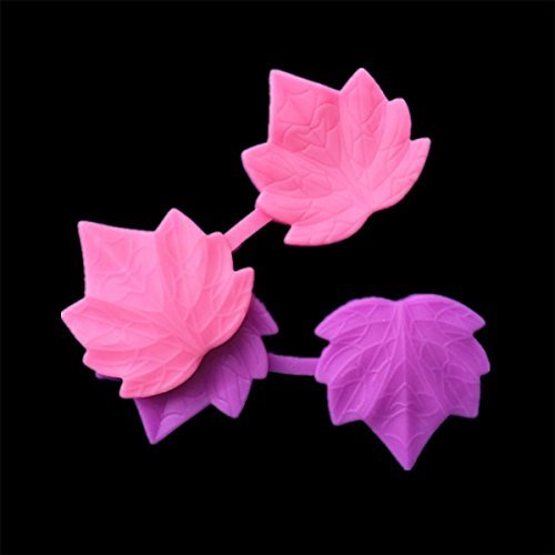 "Maple Leaf Silicone Press Mold Fondant Cake Mould" shopping N2