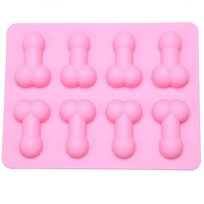 Cake mold dick ice cube tray Silicone Mold Soap Candle Moulds Sugar Craft Tools Bakeware Chocolate N2