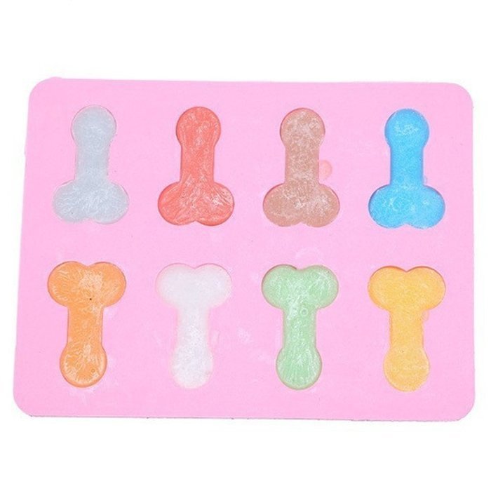 Cake mold dick ice cube tray Silicone Mold Soap Candle Moulds Sugar Craft Tools Bakeware Chocolate N3