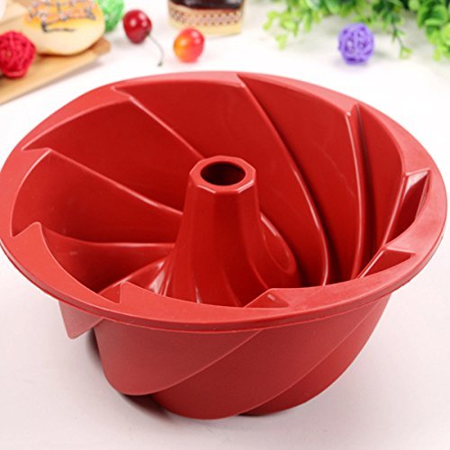 9 Inch Chiffon Cake Mold Pan Savarin Muffin Cake Baking Mold Mould shopping N3