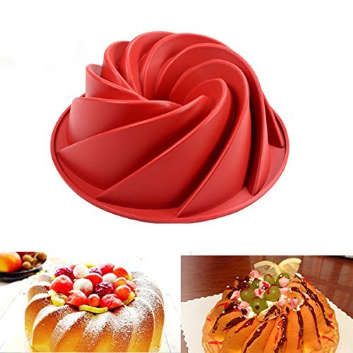 9 Inch Chiffon Cake Mold Pan Savarin Muffin Cake Baking Mold Mould shopping N6