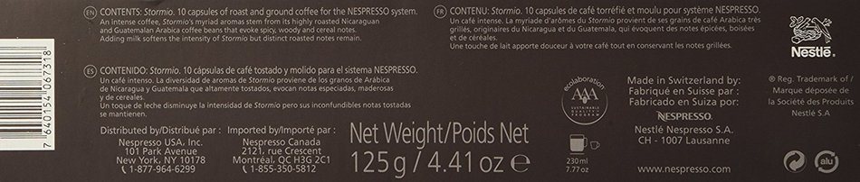 Nespresso: Stormio (VertuoLine), 10 Count N2
