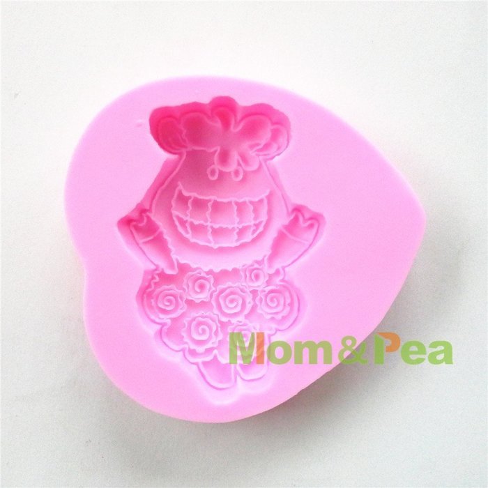 Mom&pea 0621 Happy Sheep Shaped Silicone Mould for Fondant Cake Sugar Paste Cake Decoration 3d Cake Toppers Mold... N2