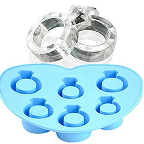 2pcs/set Diamond Ring Mold Silicone Mold Cake Tools Cookie Cutter Ice Molds Cake Mould Bakeware Tools