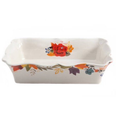 The Pioneer Woman Timeless Floral Ruffle Top Baker Set, 2-Piece N4