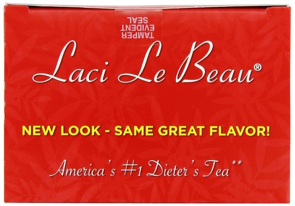 Laci Le Beau Super Dieter's Tea, All Natural Botanicals, 60-Count Box (Pack of 2) N5