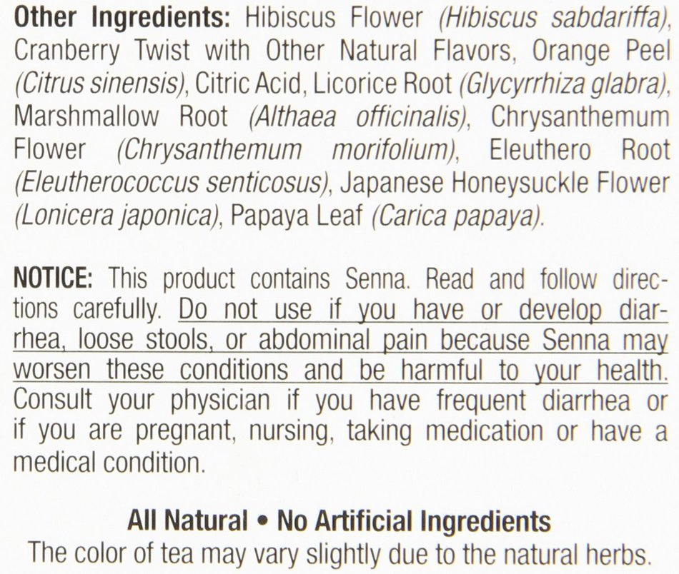 Laci Le Beau Super Dieter's Tea, All Natural Botanicals, 60-Count Box (Pack of 2) N12