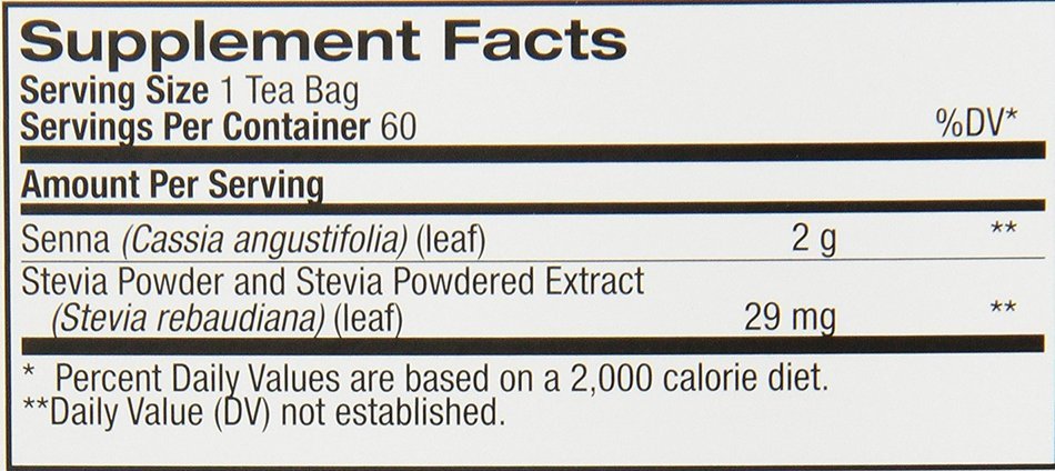 Laci Le Beau Super Dieter's Tea, All Natural Botanicals, 60-Count Box (Pack of 2) N14