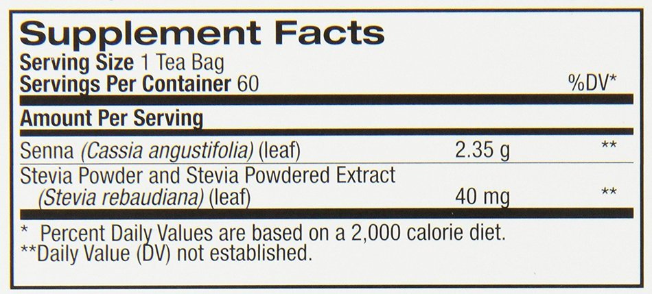 Laci Le Beau Super Dieter's Tea, All Natural Botanicals, 60-Count Box (Pack of 2) N20