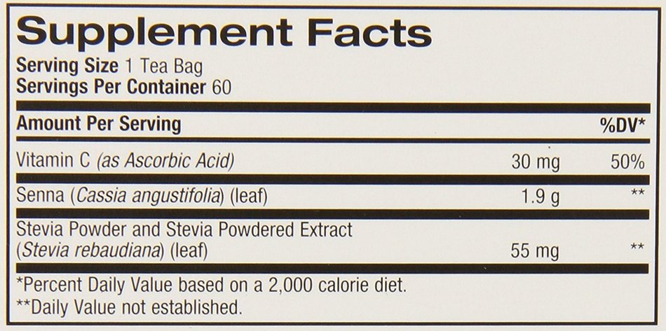 Laci Le Beau Super Dieter's Tea, All Natural Botanicals, 60-Count Box (Pack of 2) N26