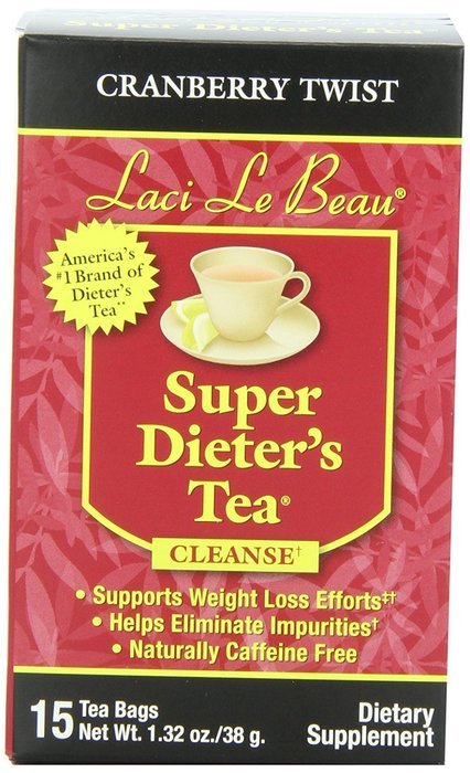 Laci Le Beau Super Dieter's Tea, All Natural Botanicals, 60-Count Box (Pack of 2) N35