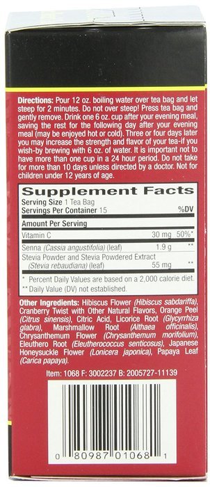 Laci Le Beau Super Dieter's Tea, All Natural Botanicals, 60-Count Box (Pack of 2) N36