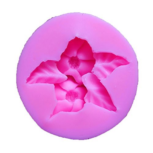 "3D New Rose Flower Leaf Silicone Mold Fondant Cake Decorating Chocolate Cookie Soap Mould" shopping