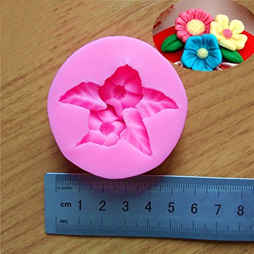 "3D New Rose Flower Leaf Silicone Mold Fondant Cake Decorating Chocolate Cookie Soap Mould" shopping N2