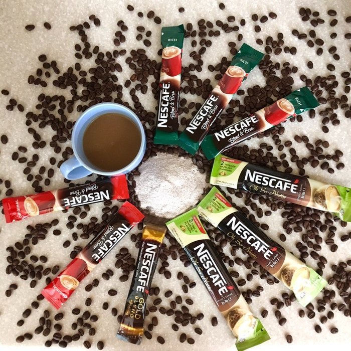 4 PACK ★ Nescafe Improved 3 in 1 Original (was Regular) Pre mix Instant Coffee ★ Creamier, Tastier ★ Make Your... N9