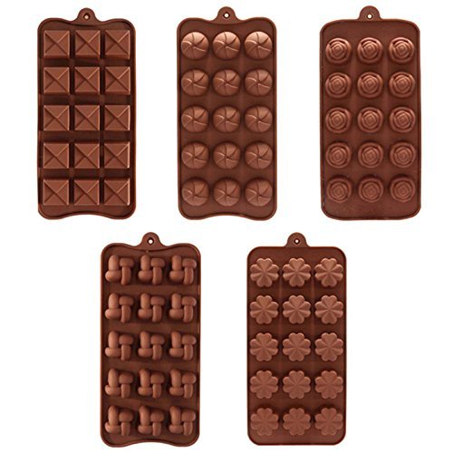 15 Holes 5 pattern Cake Mold Fondant Cake Molds Soap Chocolate Mold For The Kitchen Baking Cake Tools -Pier 27 N2