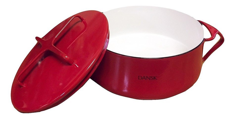Dansk Kobenstyle 2 Quart Casserole, Red N2