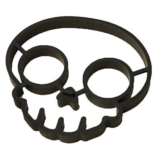"Silicone Skull Egg Frying Mold Breakfast Pancake Mould" shopping