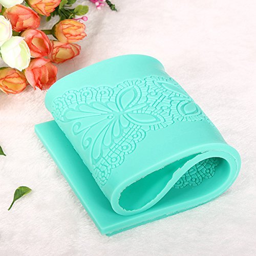 "Butterfly Lace Cake Mold Silicone Fondant Sugar Mould" shopping N5