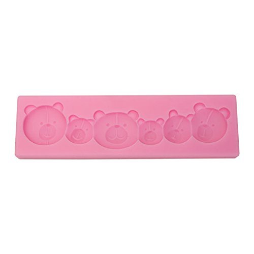 "Mini Bear Silicone Mold Fondant Cake Mould" shopping N2
