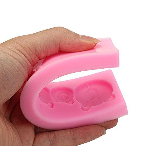 "Mini Bear Silicone Mold Fondant Cake Mould" shopping N6