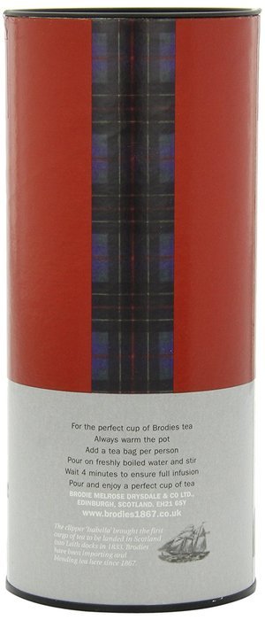 Brodies Tea, Scottish Breakfast, 50-Count Tea Bag 4.4oz N2